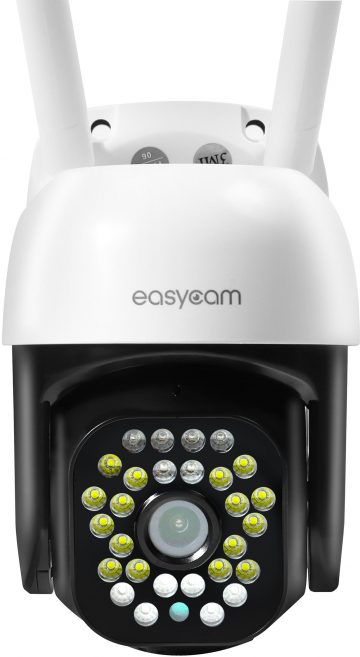 EasyCam IP āra WiFi PTZ kamera LED 25m Tuya 3MP 4 x tālummaiņa EC-3PT12L16IR-AIEasyCam IP āra WiFi PTZ kamera LED 25m Tuya 3MP 4 x tālummaiņa EC-3PT12L16IR-AI