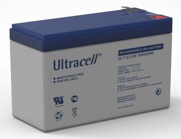 AGM ULTRACELL UL 12V 7Ah UL7-12 akumulatorsAGM ULTRACELL UL 12V 7Ah UL7-12 akumulators