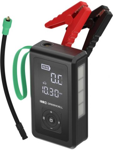 Пусковое устройство PowerBoost Air Power Bank Green Cell 8000 мАч 1000 А 150 фунтов на кв. дюйм