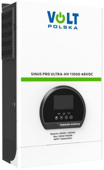 SinusPro Ultra-HV 11000 48V/230V 5200/11000W 100A MPPT (450V) Solar Inverter SinusPro Ultra-HV 11000 48V/230V 5200/11000W 100A MPPT (450V) Solar Inverter
