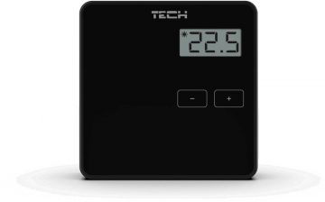 Divu stāvokļu istabas kontrolieris ar cietu vadu Black ST-294v1 Tech kontrolieriDivu stāvokļu istabas kontrolieris ar cietu vadu Black ST-294v1 Tech kontrolieri