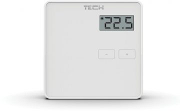 Divu stāvokļu istabas kontrolieris ar cietu vadu, balts ST-294v1 Tech kontrolieriDivu stāvokļu istabas kontrolieris ar cietu vadu, balts ST-294v1 Tech kontrolieri