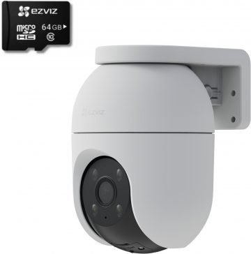 Ezviz C8c 3K (5MP) IP kamera ar 64GB atmiņas kartiEzviz C8c 3K (5MP) IP kamera ar 64GB atmiņas karti