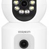 EasyCam iekštelpu WiFi PTZ kamera Tuya prožektors 4MP EC-4PT2DL-FL-N