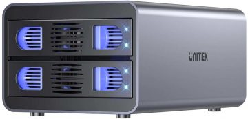 Unitek RAID korpuss SATA 2,5'/3,5'' diskdziņam 4 režīmi 40TB USB C 10Gb/sUnitek RAID korpuss SATA 2,5'/3,5'' diskdziņam 4 režīmi 40TB USB C 10Gb/s