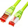 PATCHCORD GETFORT CAT.6A S/FTP LSOH kabelis 0.25m zaļš