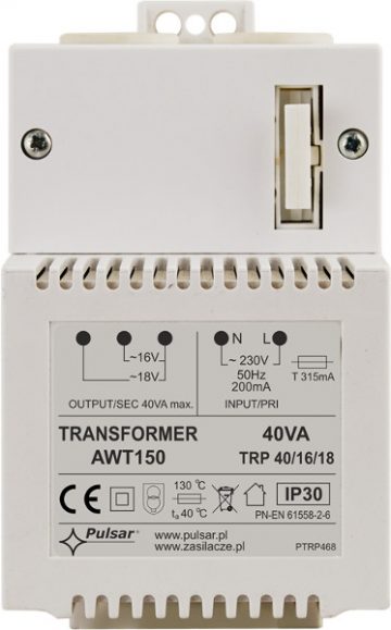 Pulsar AWT150 40VA/16V/18V TRP TRANSFORMATORSPulsar AWT150 40VA/16V/18V TRP TRANSFORMATORS