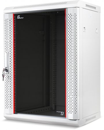 Полка GETFORT 19 дюймов 15U 600x600, подвесная, серая