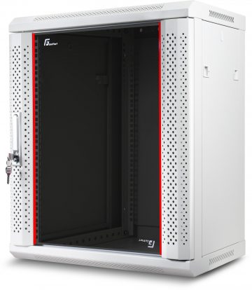 Настенный шкаф GETFORT 19 дюймов 12U 600x600, серый