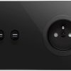 Gniadko tips F SOCKET+SWITCH melns Grenton