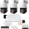 Dahua IP novērošanas komplekts ar 3 rotējošām 4MPx kamerām 1TB disks Dahua IP novērošanas komplekts ar 3 rotējošām 4MPx kamerām 1TB disks