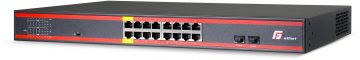 GETFORT POE SWITCH 16GE+2SFP Gigabit 300W