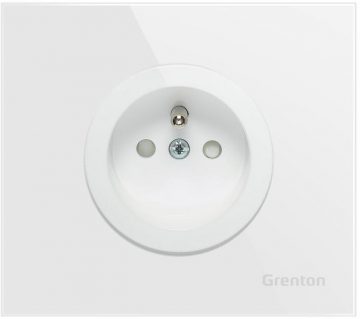 Gniadko F type socket white Grenton