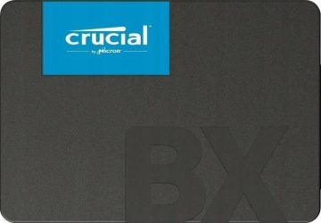Crucial BX500 240GB 2,5" SATA NAND SSD disks ar 2,5 GB ietilpību
