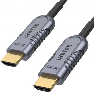 Unitek HDMI kabelis C11032DGY optiskais HDMI 2.1 AOC 8K 120Hz 40m