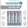Uzlādējamas baterijas AAA / R03 Ni-MH everActive 800mAh Silver Line (kaste ar 4 gab.) Uzlādējamas baterijas AAA / R03 Ni-MH everActive 800mAh Silver Line (kaste ar 4 gab.)