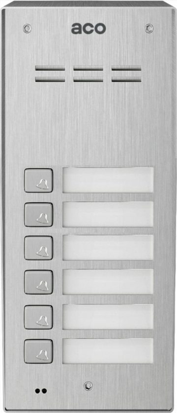 Панель для поверхностного монтажа ACO FAM-P-6NPACC NT с 6-позиционной клавиатурой.