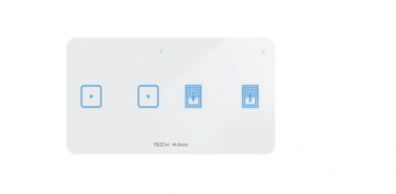 Tvirtai valdomi dviejų polių šviesos ir perjungimo jungikliai, balti WSZ-22ML techniniai valdikliai