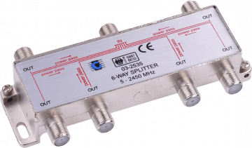 Splitter 5-2450 MHz 6-way Cabletech splitter