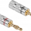 HQ audio Cabletech vītā banānu skaļruņu savienotājs