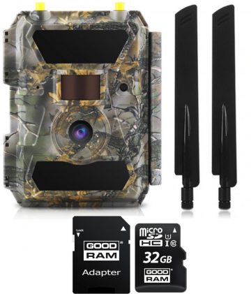 GPS 4.0CG Meža kamera + GOODRAM UHS1 CL10 32GB microSD atmiņas karte