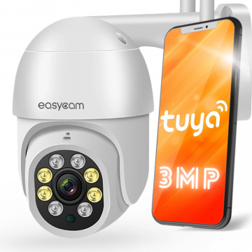 EasyCam EC-3PT4L4IR välistingimustes WiFi Tuya 3MP pöörlev IP-kaamera 4xZoom EasyCam EC-3PT4L4IR välistingimustes WiFi Tuya 3MP pöörlev IP-kaamera 4xZoom