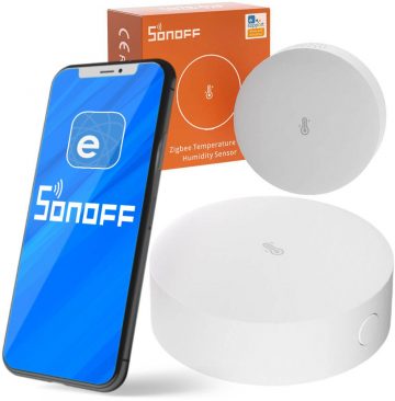 ZigBee Sonoff SNZB-02P inteliģentais temperatūras un mitruma sensors