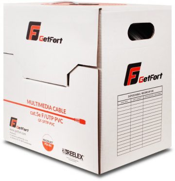 GETFORT PREMIUM CAT.5E F/UTP PVC SAVIENOTAIS KĀBLS 305mGETFORT PREMIUM CAT.5E F/UTP PVC SAVIENOTAIS KĀBLS 305m