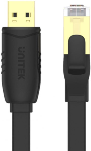 Unitek Y-SP02001B RJ-45 USB-A konsooli kaabel 1,8 m Unitek Y-SP02001B RJ-45 USB-A konsooli kaabel 1,8 m