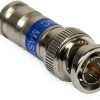 Straight BNC 6 MASTER compression connector for RG-6 cable