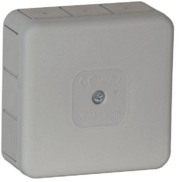 Коробка монтажная пустая 12 входов VIPLAST VP-31 серая IP55 85x85x37мм 031-03 Коробка монтажная пустая 12 входов VIPLAST VP-31 серая IP55 85x85x37мм 031-03