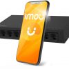 Imou 8 pieslēgvietu komutators SF108 metāla korpusā 100Mbps