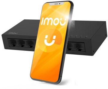 Imou 8 pieslēgvietu komutators SF108 metāla korpusā 100Mbps