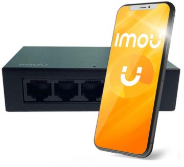 Imou 5 pieslēgvietu komutators SF105 metāla korpusā 100Mbps