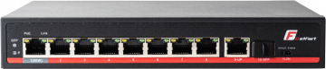 GETFORT POE SWITCH 8+1+SFP Gigabit Ethernet 120W