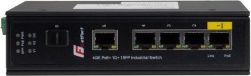 GETFORT INDUSTRIĀLAIS POE KOMUTATORS 4GE+1GE+1SFP (-40/80)