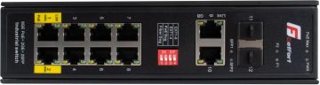 GETFORT INDUSTRIĀLAIS POE SLĒDZIS 8GE+2GE+2SFP (-40/80)