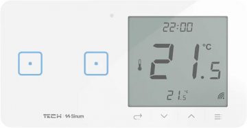 Проводной выключатель света с комнатным регулятором, белый WSR-02ML Tech Controls