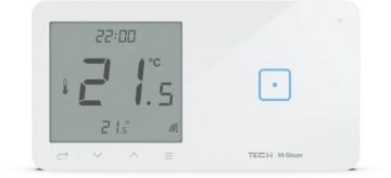 Vadītāja gaismas slēdzis ar istabas regulatoru balts WSR-01ML Tech Controls