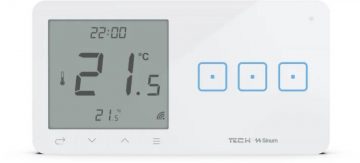 Шестипроводной выключатель света с комнатным регулятором, черный WSR-06MP Tech Controls