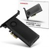Axagon PCEM2-DC PCI-E x4 kuni M.2 NVMe jahutusega adapter