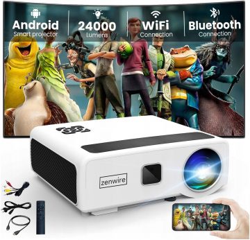 Zenwire e660h Android 9.0 Full HD 24000lm projektors Zenwire e660h Android 9.0 Full HD 24000lm projektors