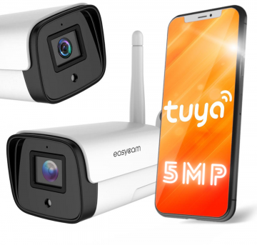EasyCam IP āra kameras caurule WiFi IR 30m Tuya 5MP EC-5T2IR