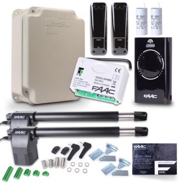 Alfa komplekts - FAAC 414 8 m gariem divviru vārtiem