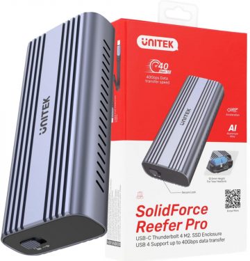 Unitek S1226A M.2 SSD PCIe/NVMe 40Gb/s datu pārraides ātruma cietā diska korpussUnitek S1226A M.2 SSD PCIe/NVMe 40Gb/s datu pārraides ātruma cietā diska korpuss