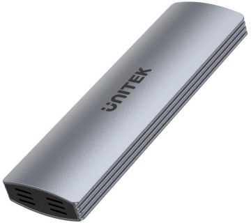 Unitek S1230A M.2 NVMe/SATA 10 Gbps disku korpussUnitek S1230A M.2 NVMe/SATA 10 Gbps disku korpuss