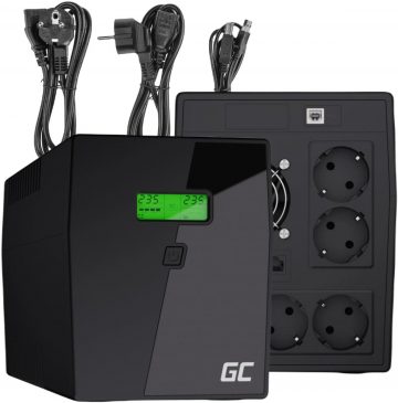 Rohelise elemendiga MICROPOWER 2000VA 1200W UPS05 AVARIUPS Rohelise elemendiga MICROPOWER 2000VA 1200W UPS05 hädaolukorras UPS