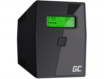 Green Cell POWER PROOF UPS 600VA 360W ar LCD displeju UPS01LCD