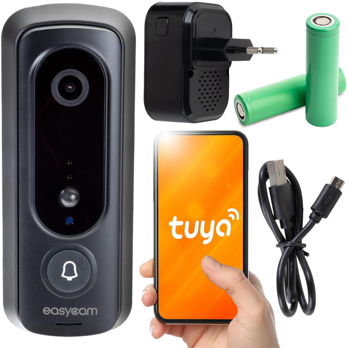 Wireless doorbell with Wi-Fi camera Tuya EasyCam EC-VDB2 GOODSTORE