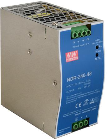 LÜLITUSREŽIIM TOITEVÕTE DIN RIIS KESKMINE KAEV NDR-240-48 48V/240W/5 LÜLITUSREŽIIM TOITEVÕTE DIN RIIS KESKMINE KAEV NDR-240-48 48V/240W/5A